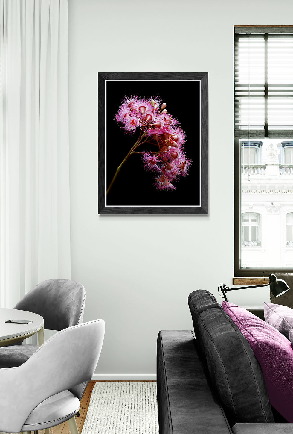 Thumbnail: Summer Beauty Corymbia Ficifolia - Australian Pink Gum Flowers Print - Wall Art by Nadia Culph