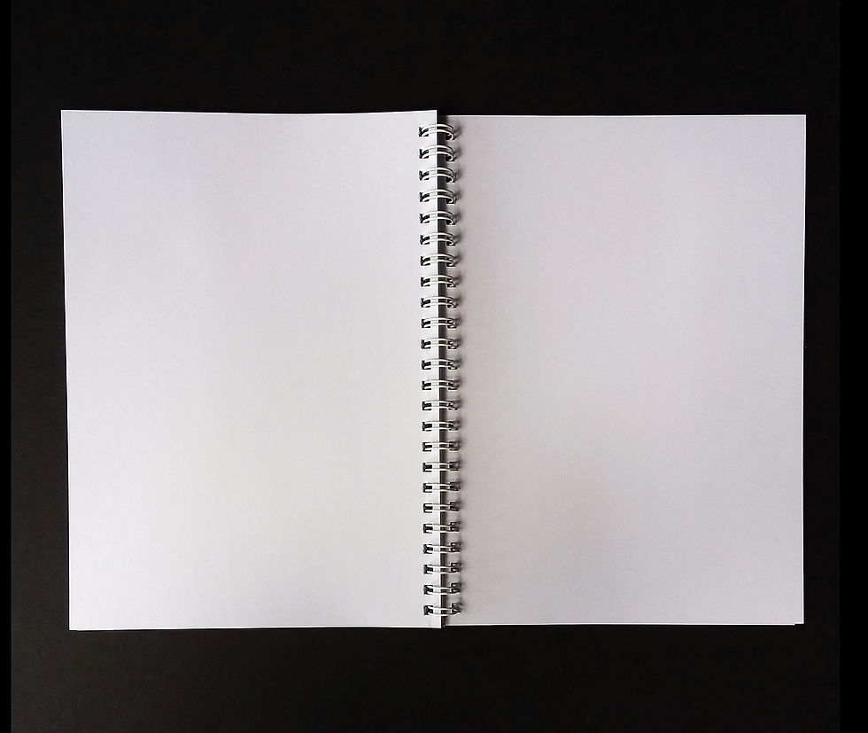Thumbnail: Blank Paged Notebook ~ Australian Floral Stationery