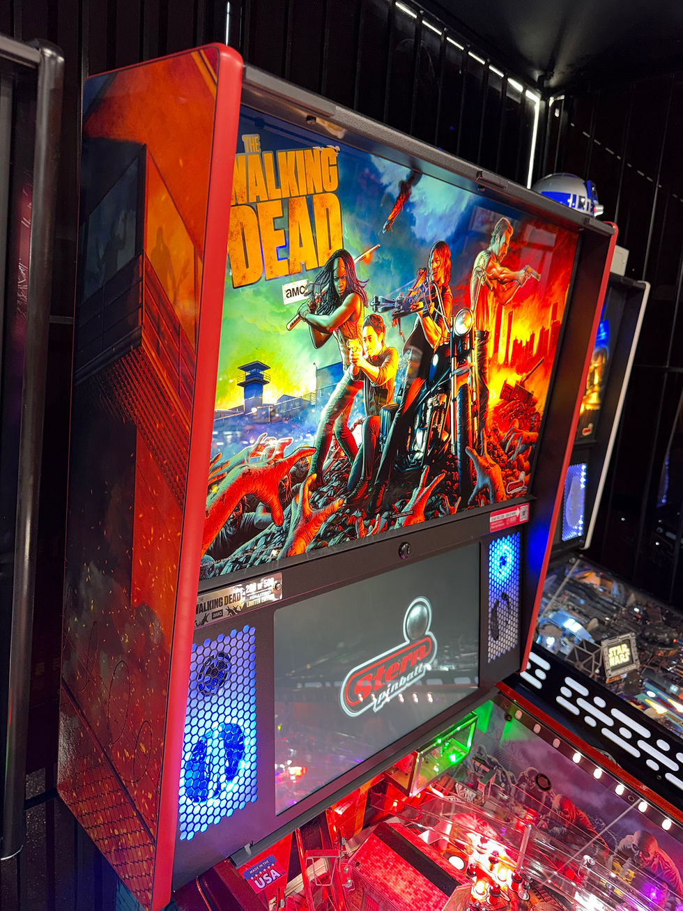 The Walking Dead Remastered Limited Edition pinball machine by Stern on sale Orange County Pinballs