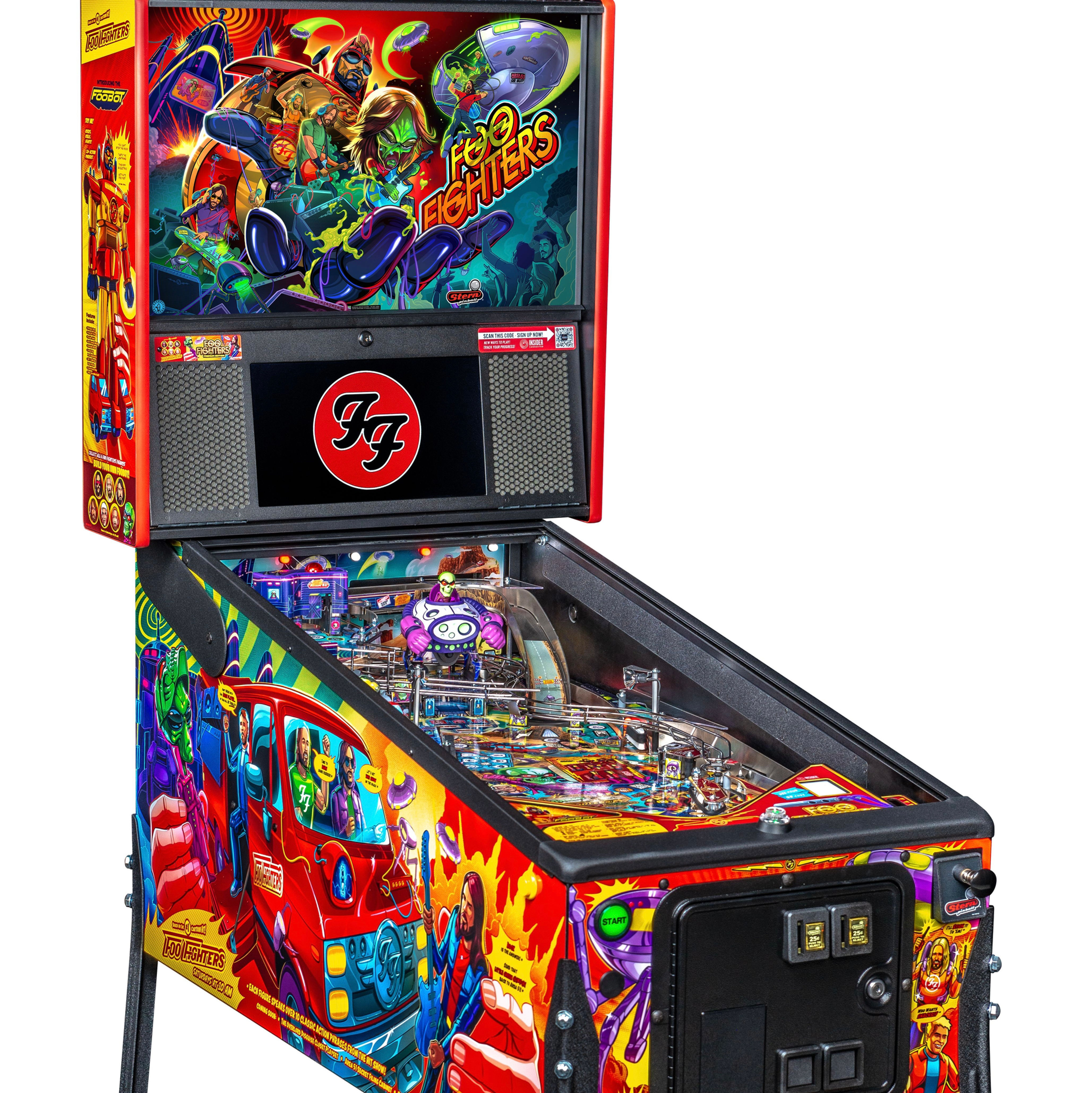 Foo Fighters Premium Edition Pinball Machine by Stern on sale Orange County Pinballs