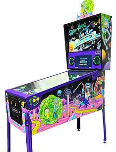 Rick and Morty pinball machine by Spooky on sale Orange County Pinballs