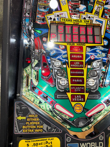 World Poker Tour Pinball Machine By Stern | Orange County