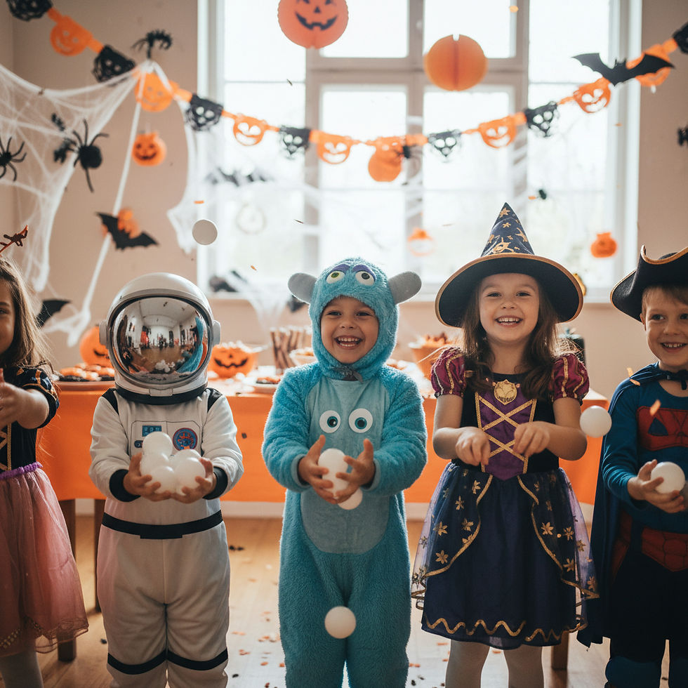 kids halloween disco party