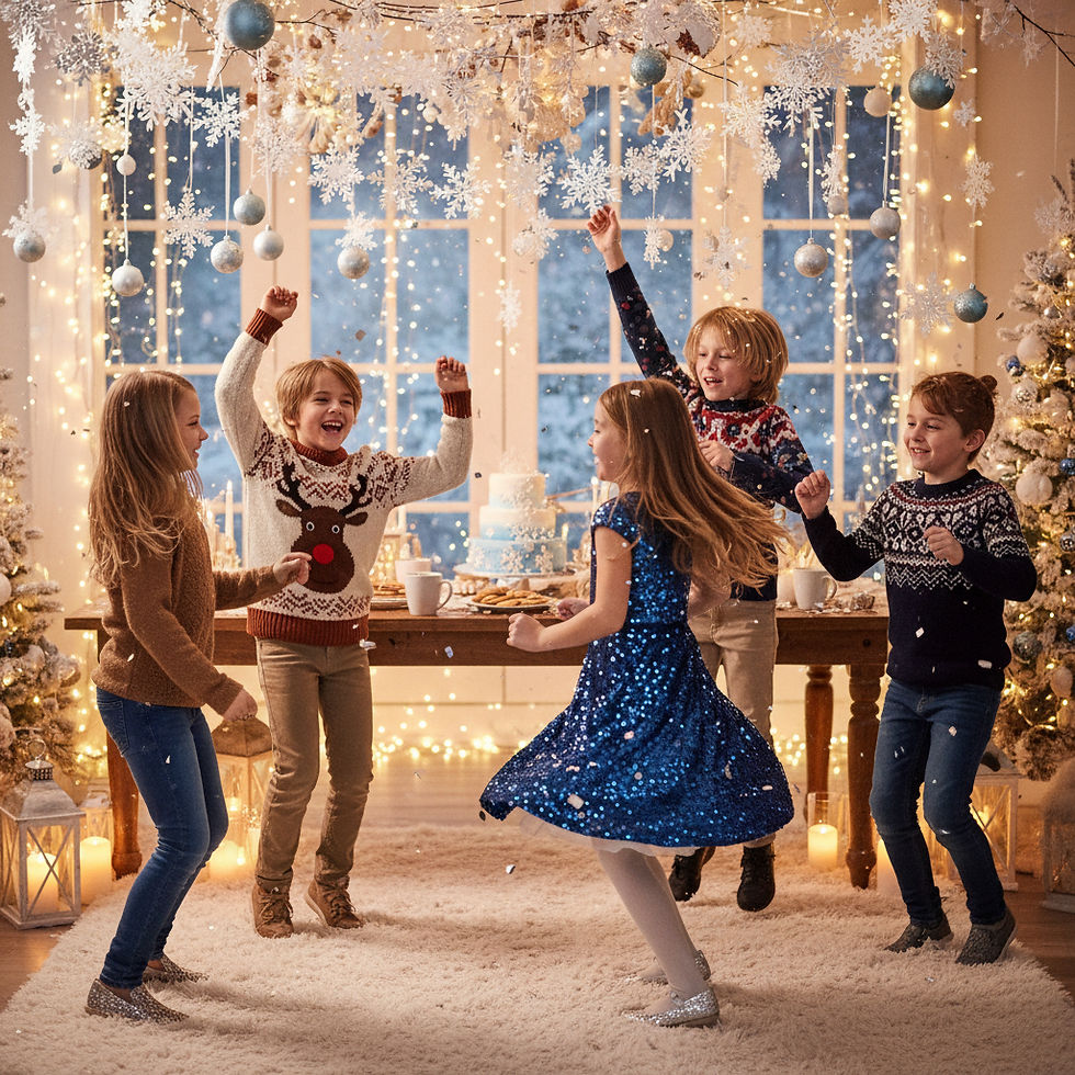 winter disco party