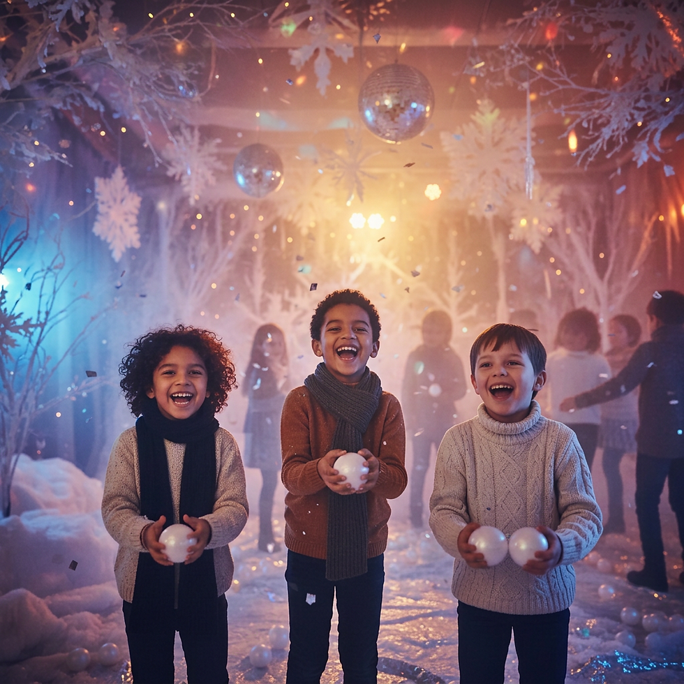 winter disco party