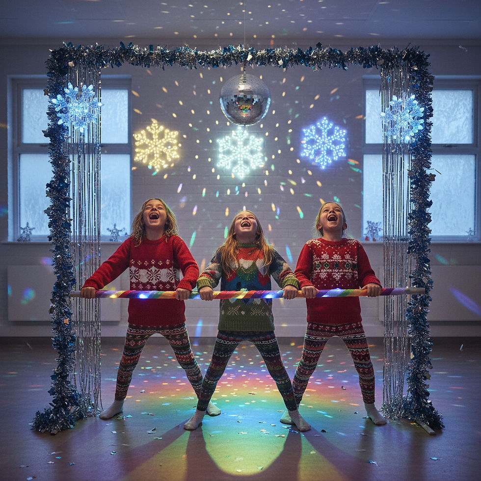 winter disco party