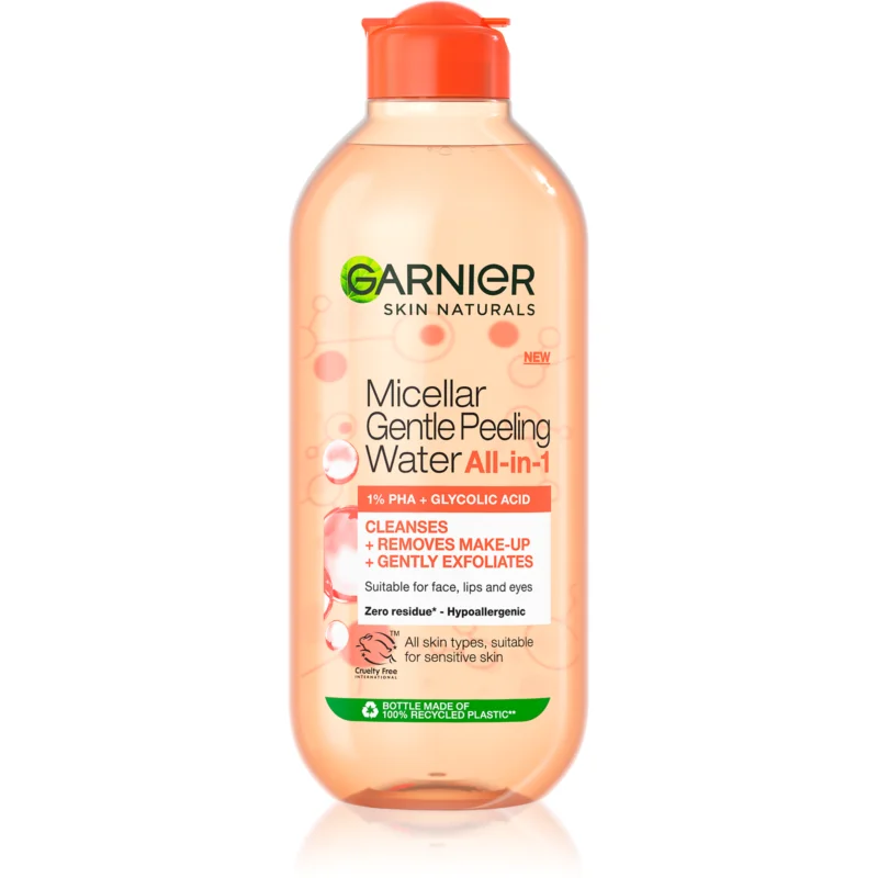 Garnier представляет нежную мицеллярную воду для пилинга