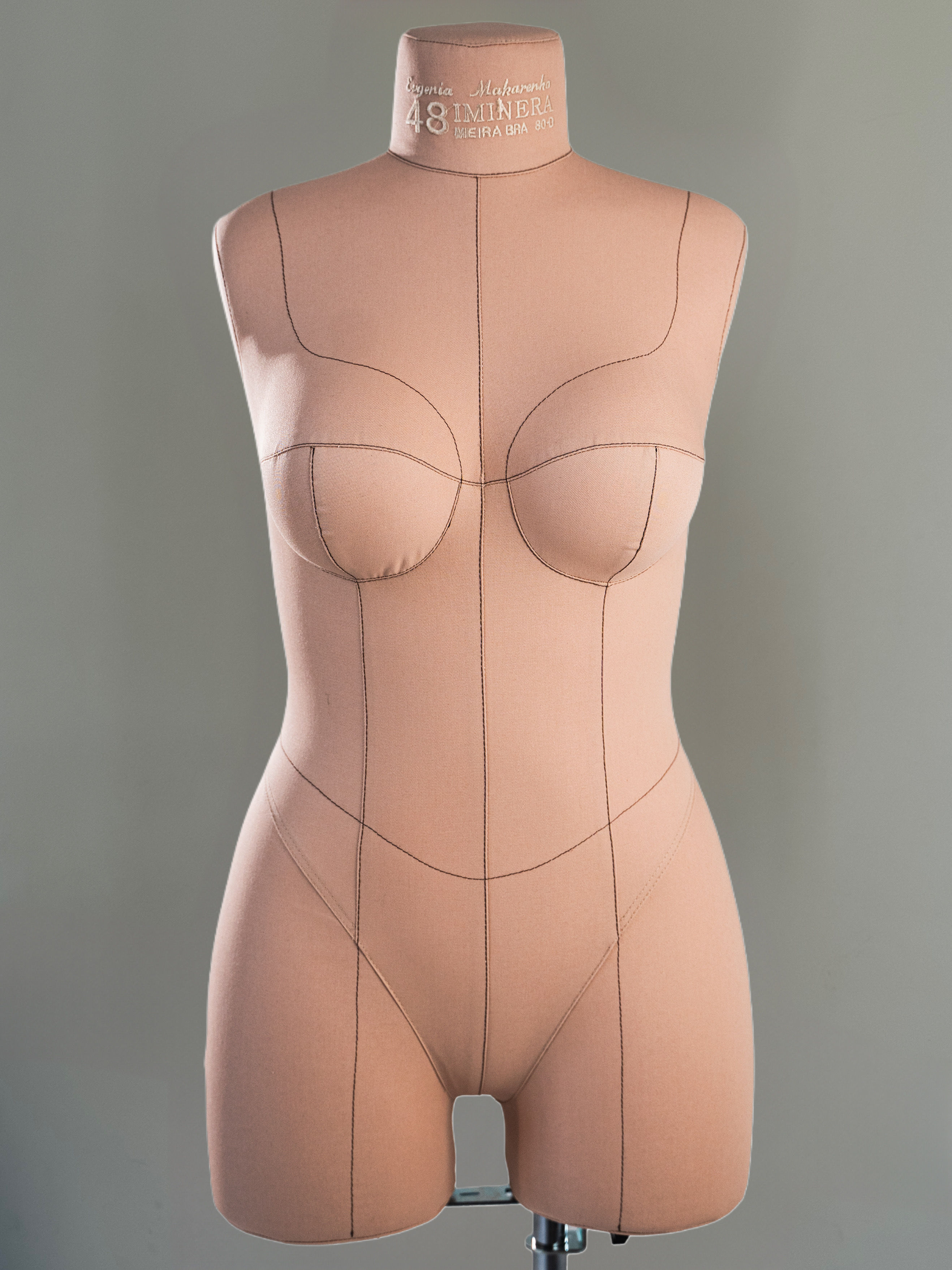 Meira Iminera Lingerie Dress Form – Bra-Shaped Bust, Extended Crotch