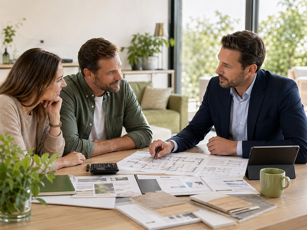 Accompagnement et solutions de déblocage de projets immobiliers.