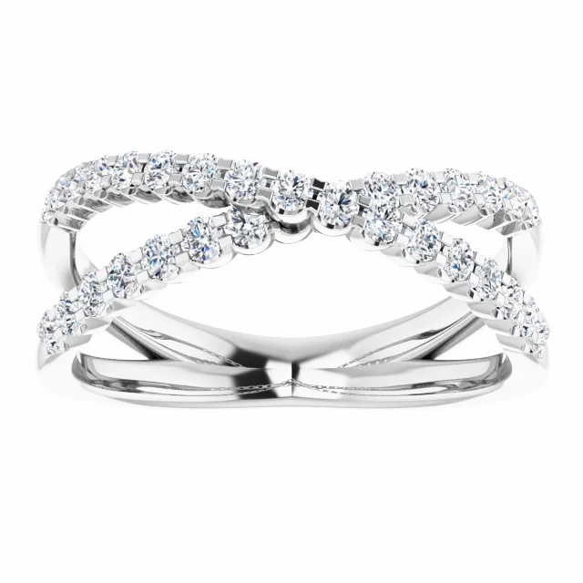 Миниатюра: Diamond Criss-Cross Ring