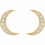 Thumbnail: Diamond Crescent Moon Earrings