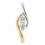 Thumbnail: Diamond Two-Stone Pendant