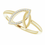 Miniatura: Anillo de diamantes de doble hoja