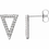 縮圖：Diamond Triangle Earrings