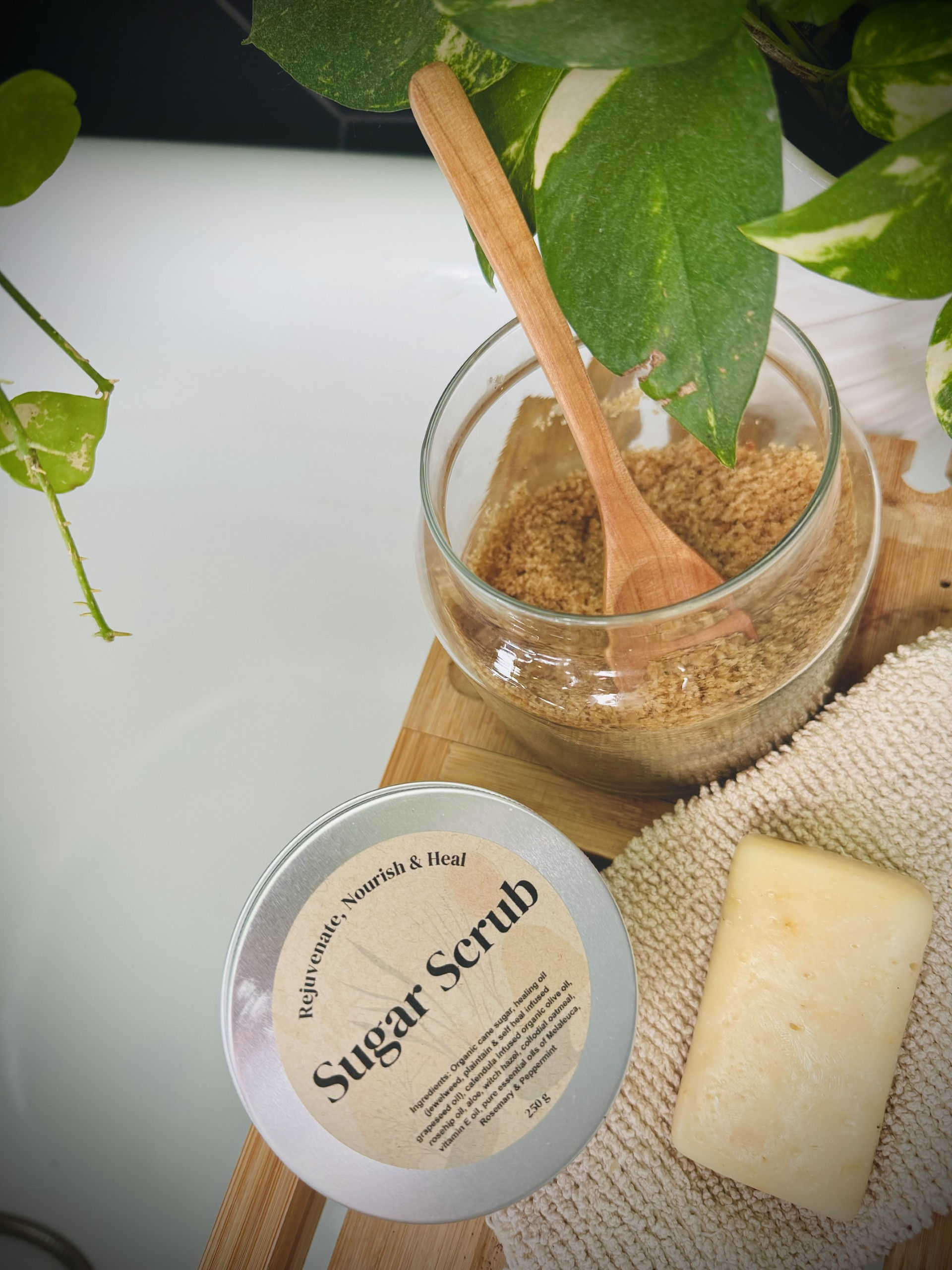 Sugar Scrub - Rejuvenate, Nourish & Heal (250g)
