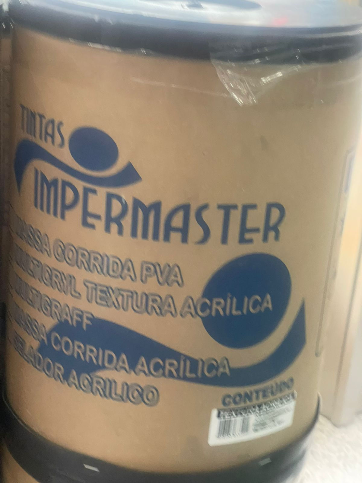 MASSA CORRIDA IMPERMASTER ACRILICA BARRICA 20KG