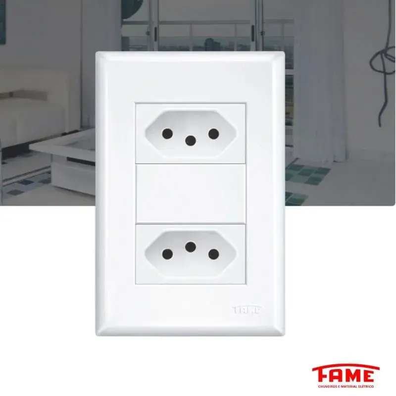 TOMADA DUPLA 20A FAME