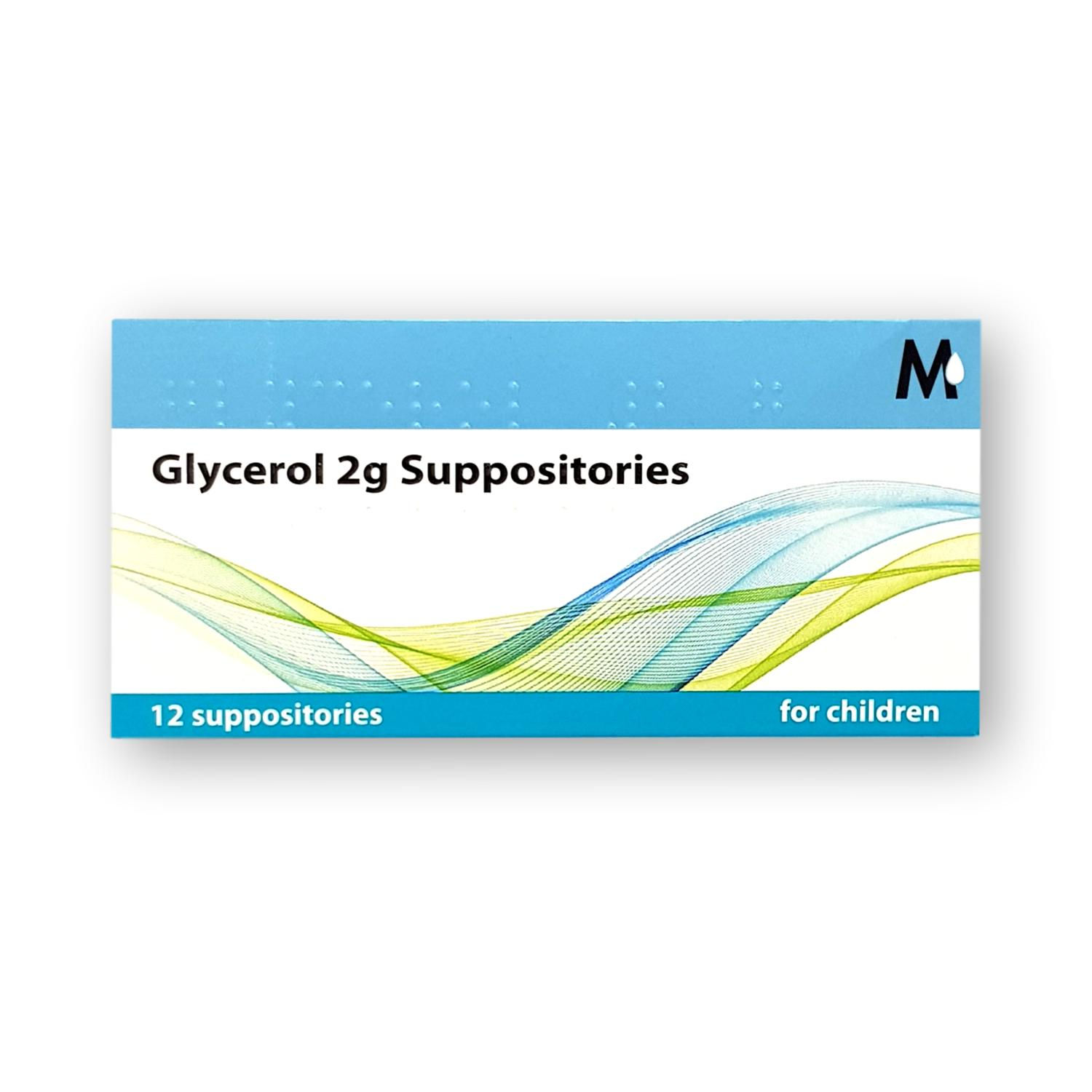 Glycerol 2g Suppositories for Children - 12 Pack