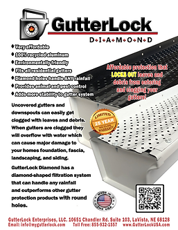 digital flyer GutterLock Diamond