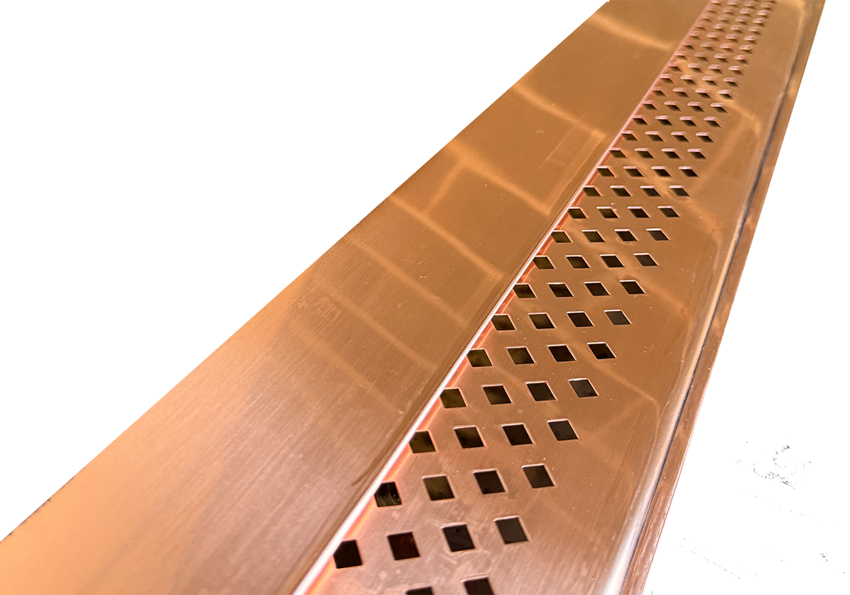 GutterLock Extreme Flow Copper Gutter Cover - 4' Panel