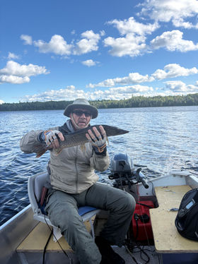 Pike fishing in Canada