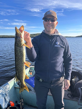 Fishing trip for walleye in Canada