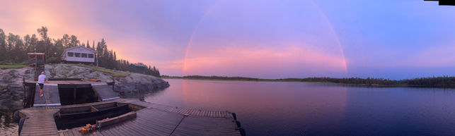 Jones Lake, outpost, Canada
