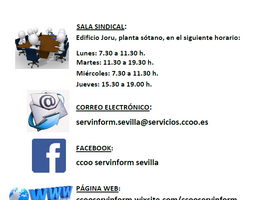 OS RECORDAMOS NUESTROS MEDIOS DE CONTACTO.