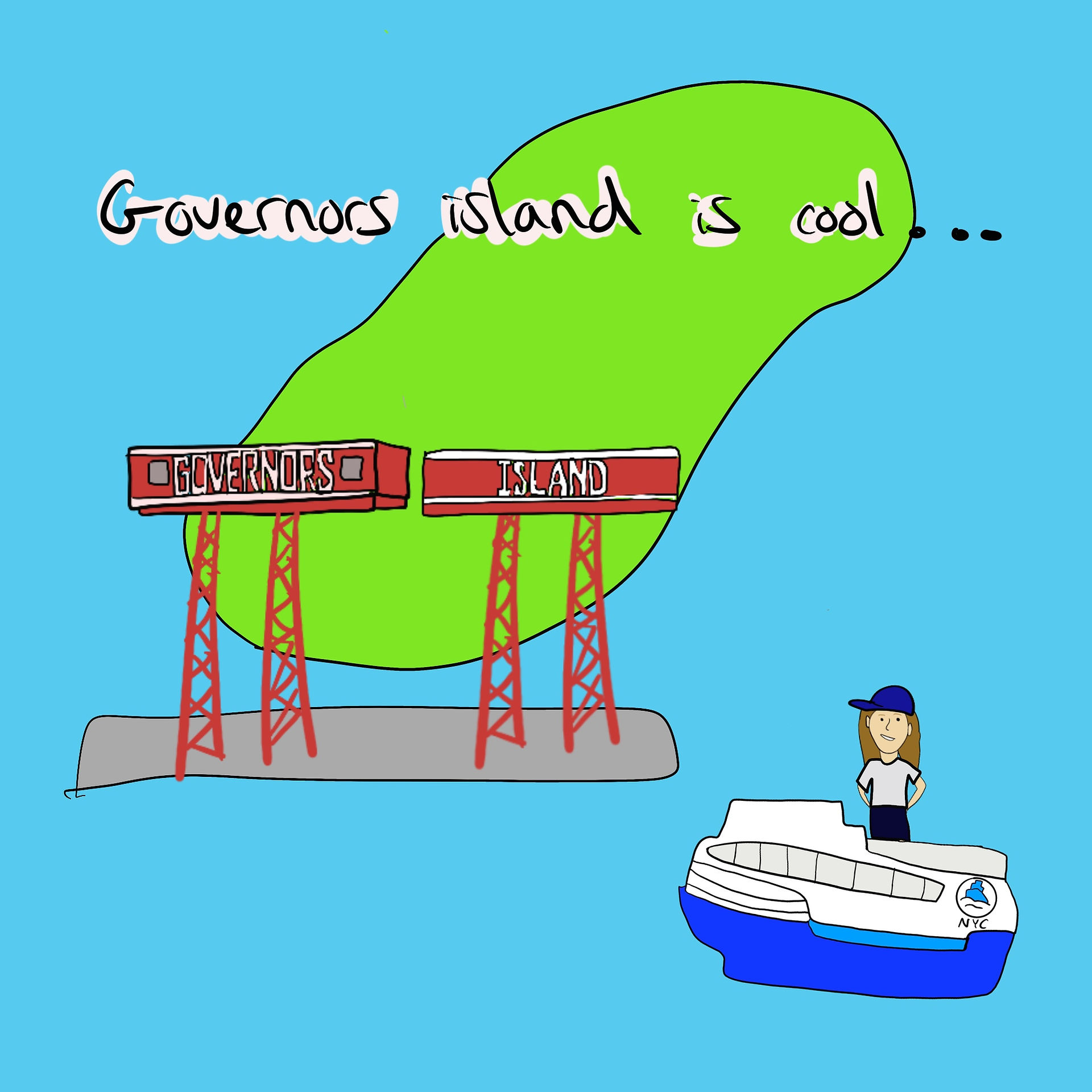 Governors Island is cool...