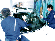 自動車ガラス交換