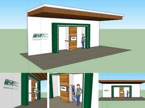 SketchUp proposal for the MSUFCU ATM Location @ 1855 Place