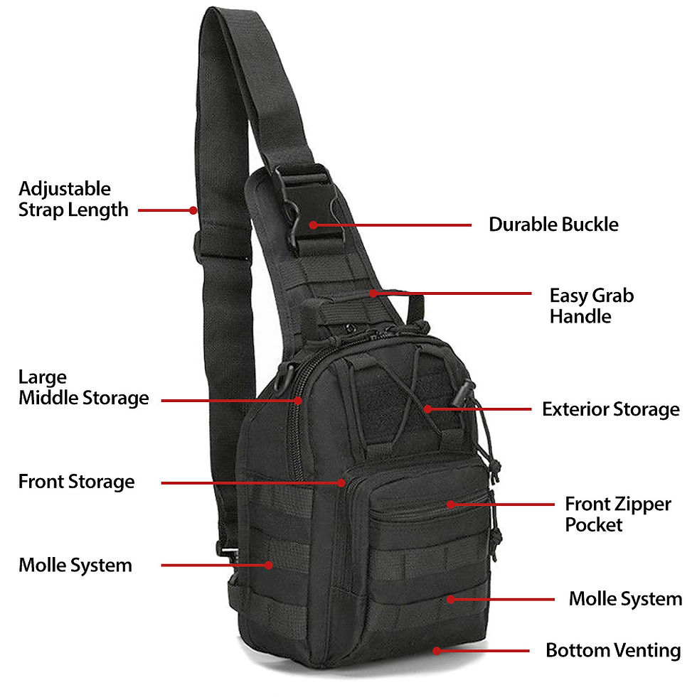 Thumbnail: EDC Shoulder Bag – Tactical Chest Sling Bag (5 Liter)