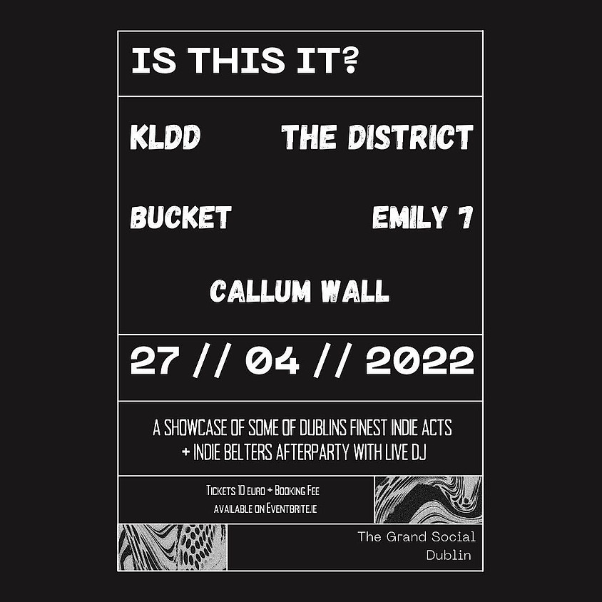 Is This It? 5 bands + Dj's all indie belters