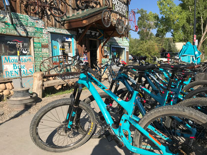 Yeti full suspension mountain bikes for rent at Wheels Bike Shop - Steamboat Springs CO.