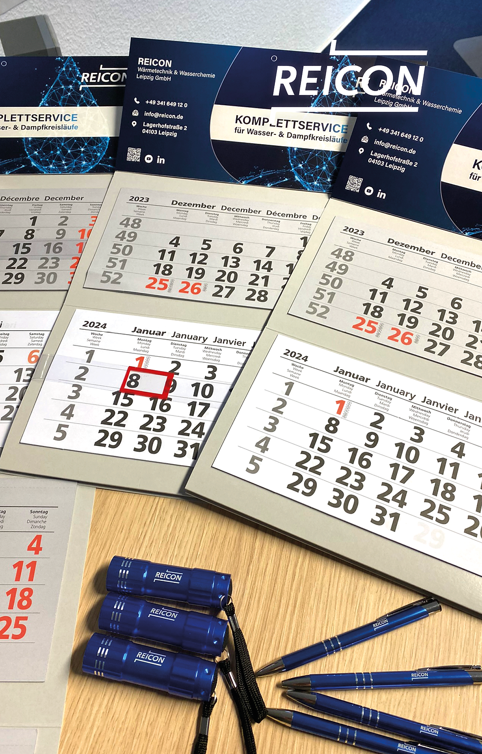 Neue REICON Kalender