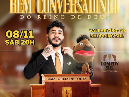 Novembro de risadas: Comedy Sul traz grandes nomes do humor para Valparaíso