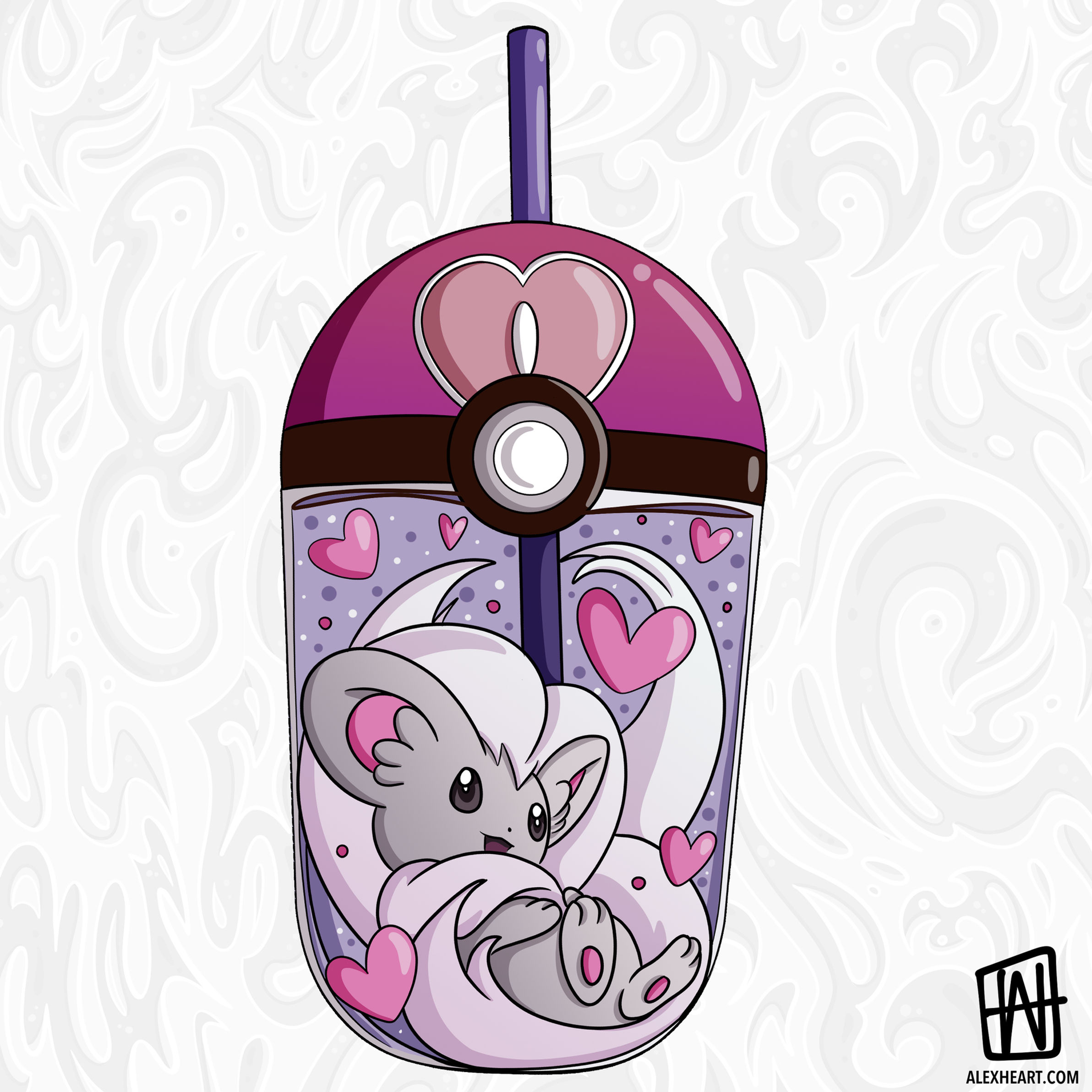 Pokemon - Cinccino Bubble Tea