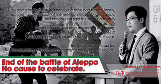 End of The Battle of Aleppo No Cause To Celebrate