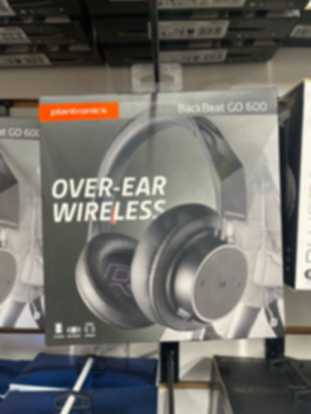 Plantronics BackBeat GO 600 Over-The-Ear Wireless Headphones (Black)