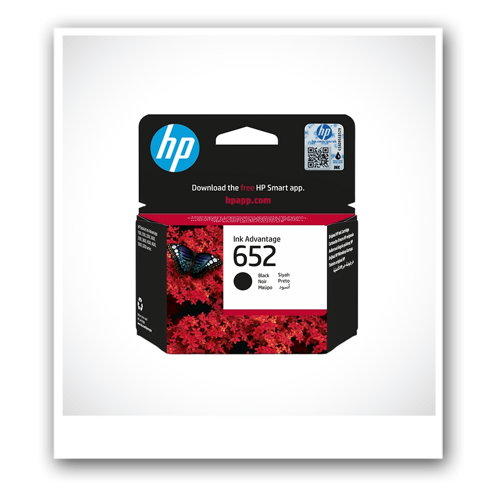HP 652 Black Ink Cartridge