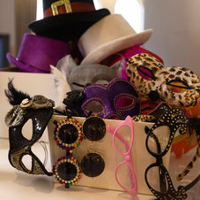 Props included with 360 Photo booth rental service