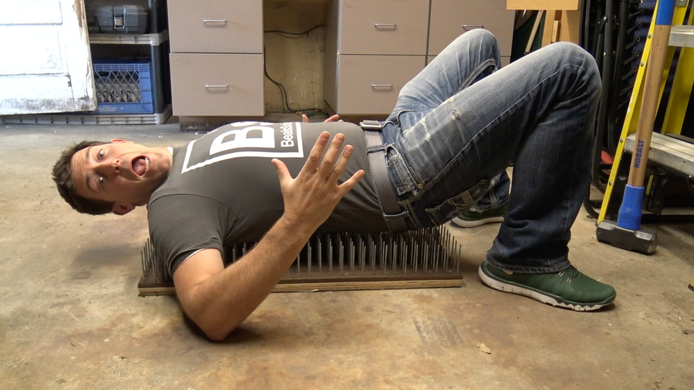 How to Make a Bed of Nails Science Demonstration