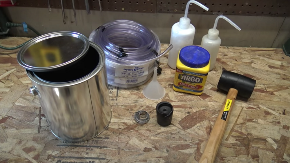 Exploding Paint Can Dust Explosion Demonstration