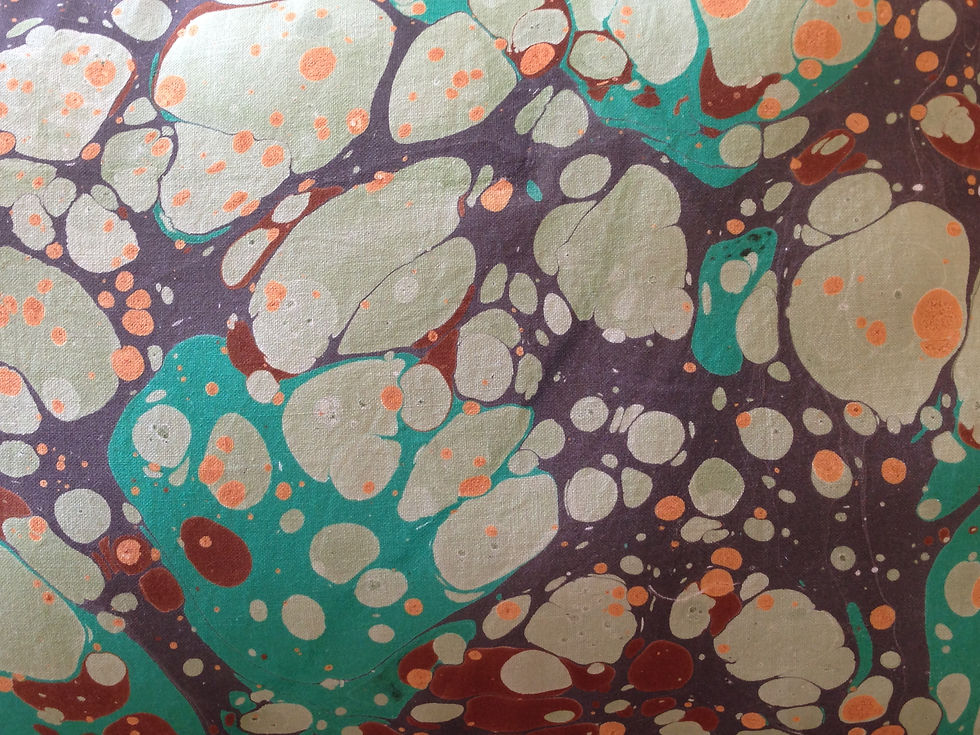 Thumbnail: Stone Marbled Pillow Carnelian Buttons Item #1402