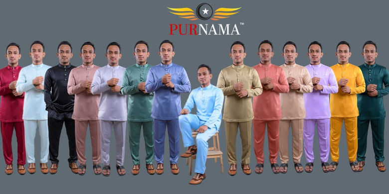 Baju Melayu Purnama Slimfit Baju Melayu Slimfit Baju Baju Melayu Murah 17