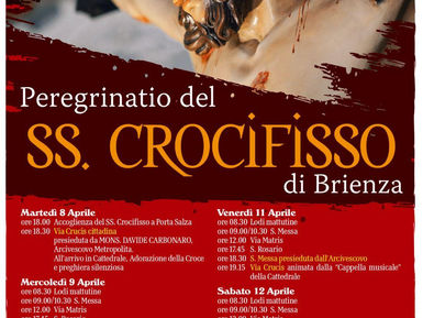 PROGRAMMA PEREGRINATIO DEL SS. CROCIFISSO ALLA CITTÀ DI POTENZA