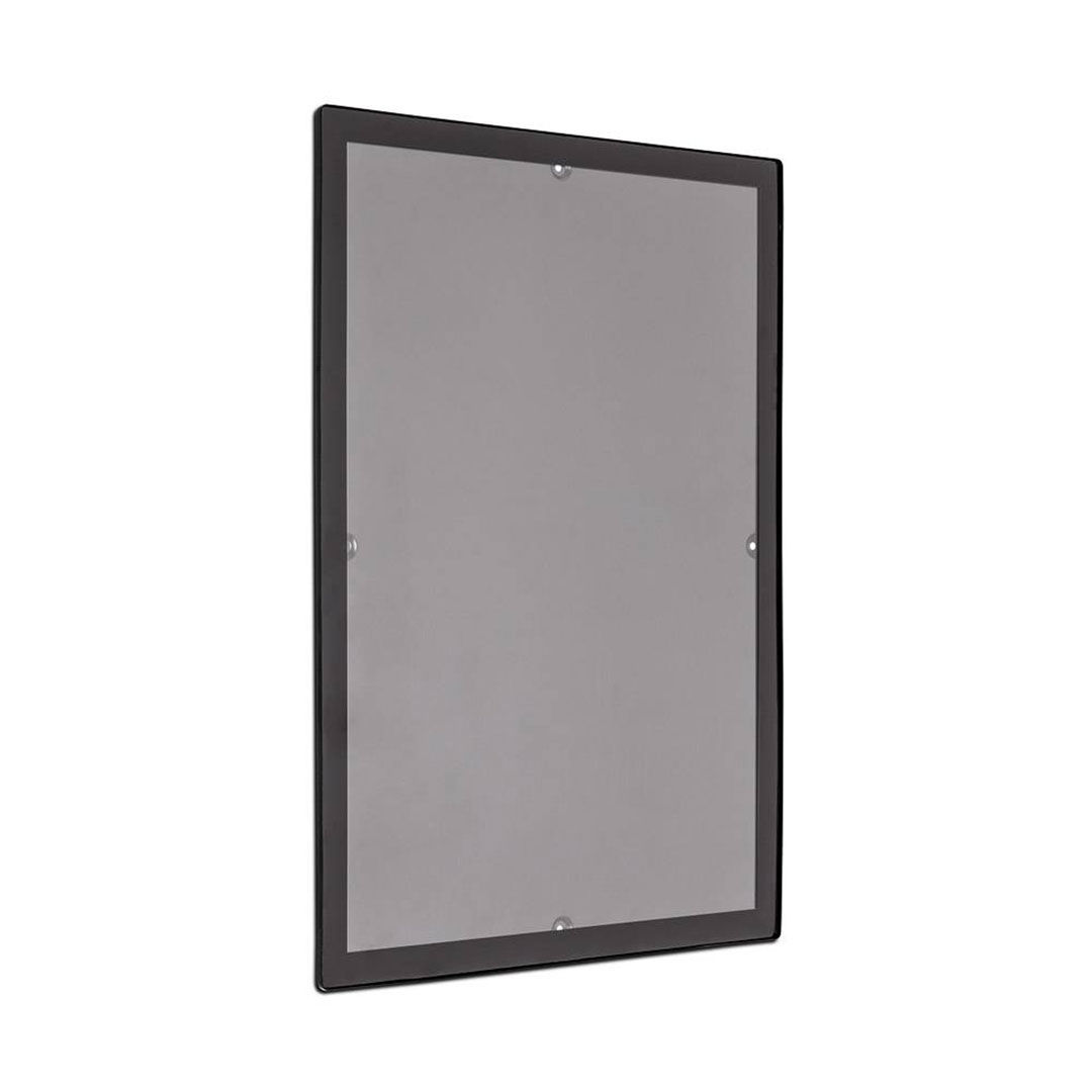 Marco de aluminio negro para avisos A4