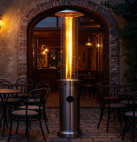 funghi riscaldanti a gas per dehor