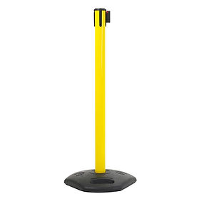 paletti di delimitazione in plastica riciclata giallo