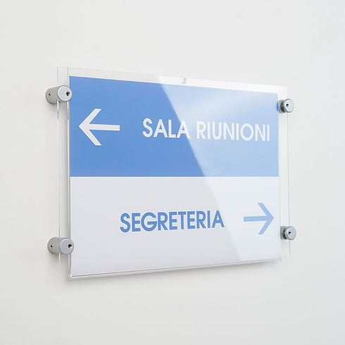 LPP tasca in plexi porta avvisi da interno